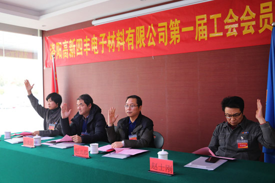 四丰电子*届工会会员代表大会暨工会成立大会圆满进行