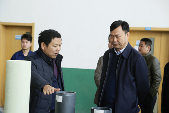 孟津县委书记黄玉国莅临调研博天堂918新资料项目建设运营情况